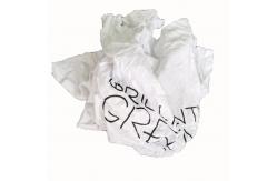 China No Dirty 40kg/Bale White Cotton Rags With Print And Logo supplier