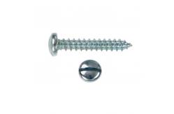 China ODM OEM Zinc Plated Slotted Screws Pan Head Tapping Screw supplier