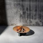 Garden Decor Steel Outdoor Gas Fireplace Corten Steel Fire Burner Pot Bowl for sale