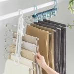Houseware Space Saving Plastic Folding Hanger Drying Racks For Clothes