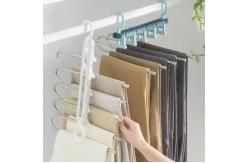 China Houseware Space Saving Plastic Folding Hanger Drying Racks For Clothes supplier