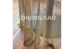 China Titanium Plating Silver Chain Mail Ring Mesh Closure Curtain supplier
