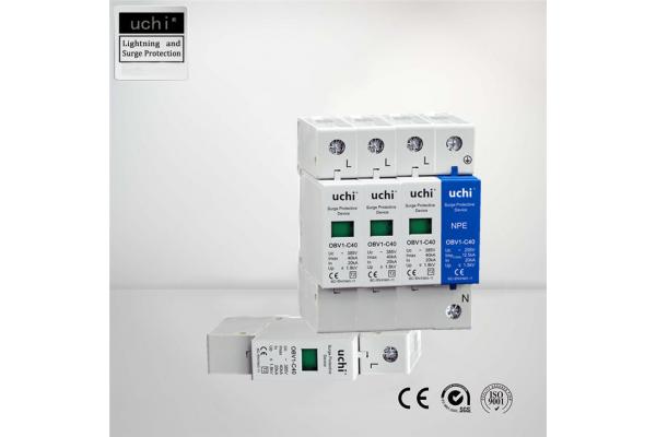 Rated IP20 MOV Surge Protection , 4 Pole Spd Electrical Systems
