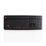 107 Keys Industrial Membrane Keyboard with Chemical and Liquid Resistance G.W. 1.40KG for sale