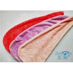 Double-Faced Coral Fleece Microfiber Hair Turban Hair-Drying , Hair Salon Towel for sale