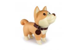 China phthalate free Plastic Piggy Bank Toy Eco PVC Material Dog Shape OEM supplier