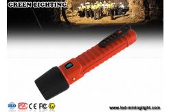 China 10W CREE explosion proof flashlight impact resistance 3m lighting time 22 hours supplier