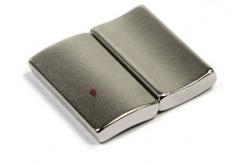 China Strong Motor Arc Magnets N52 Grade Neodymium Magnet Arc  Shape supplier