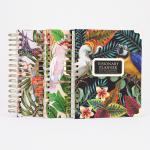 Spiral Bound Hardcover Planner Printing 174x214mm wire binding for sale