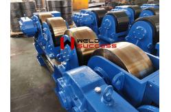 China Bolt Adjustment 100t Pipe Welding Rotator With Pu Wheels supplier