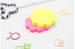 China Heart Shape Sticky Note Memo Pad , Personalized Sticky Notes For Students / Office supplier