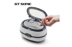 China High Efficiency Eyeglasses Cleaner Ultrasonic Machine 35W 600ml With Degas Function supplier