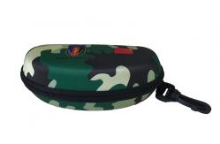 China 2024 hot eva zipper spectacles       cases with client's logo embossed and clip supplier