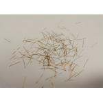 Copper Coated Micro Steel Fiber 2500Mpa Tensile Strength For Concrete Slab for sale