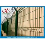 3D Curved Welded Wire Mesh Fence Green Welded Wire Fence 4/5mm X 200x50mm for sale