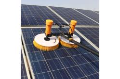 China Experience Crystal Clear Panels with Hanging Style Solar Cleaning System in Wuxi City supplier