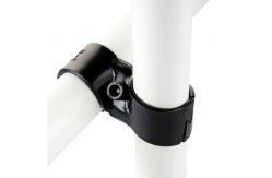 China HJ-6 Black Lean Pipe Metal Joint for Pipe Light Weight Shelving supplier
