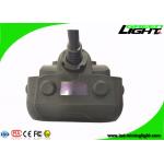 Double Shot Molding Hard Hat Headlamp 15000lux High Lllumination Dula Beam IP68