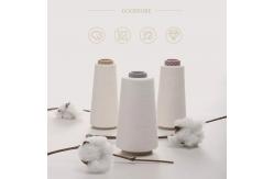 China Cotton TC Recycle Polyester Yarn With Grs Certificate For Woven Label supplier