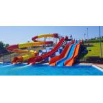 Water Play Park Fiberglass Water Slide For Above Ground Swimming Pool for sale