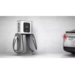 Commercial DC Fast EV Charger 40kW With CCS-2 CHAdeMO Dual Connectors for sale