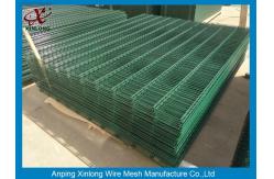 China Acid - Resistant Double Wire Fence / Pool Security Fence Galvanized PVC Coated supplier