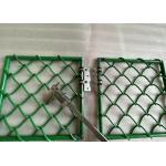 Diamond Hole Shape 50mm Mesh Size PVC Coated Chain Link Helideck Safety Net For Heliport Use for sale