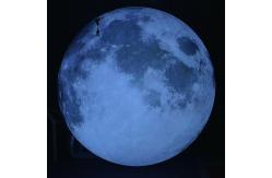 China Customized Giant Inflatable Moon Planet Ball Advertising Helium Inflatable Moon Balloon with LED supplier