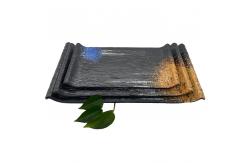 China ODM 16.2'' Melamine Black Rectangle Plate Galaxy Pattern FDA supplier