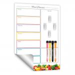 Soft  Whiteboard Sheets Reusable Calendar Planner Self Sticky Weekly Planner 17x11'' 17x13''