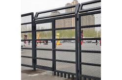 China Galvanized Powder Coated Wire Mesh Fencing 8FT Expanded Mesh Fence for Prosion supplier