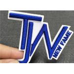 Solid Color Embroidered Back Patch Laser Cut Border Custom Made Patches for sale