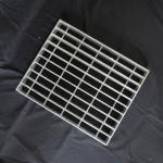 Silver Pressure Welded Galvanized Steel Grating Engineering for sale