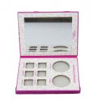 8 Colors Empty Eyeshadow Palette Containers 92mm Length with Elastisc Band Closure for sale