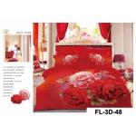 3D Reactive Printed Sheet Set 200TC Bedsheet for sale