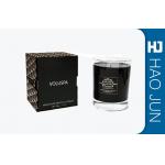 Customized Logo Handmade  Square Paper Cardboard Candle Boxes for sale