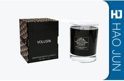 China Customized Logo Handmade  Square Paper Cardboard Candle Boxes supplier