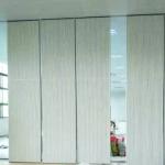 Soundproof Hotel Dinning Hall Movable Panel Operable Wall Partition With Pass Door for sale