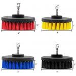 M14 Shaft 31pcs Power Drill Scrub Brush Attachment Set Scrub Bathroom