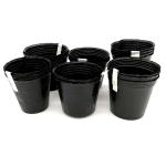 cheap price black plastic soft flower nursery pots for sale