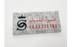 China Glossy 3d Silicone Heat Transfer Label Printed On Velvet Cloth For Hat supplier
