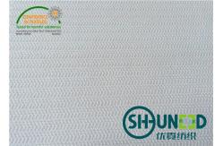 China Interlining Micro - Dot Interlining Fabric Bleach White W1080D supplier