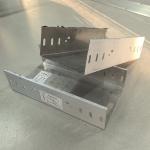 Customized Sheet Metal Cable Tray Silver For Organized Cable Management 50mm-1000mm for sale