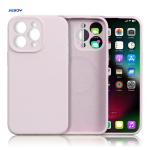 Anti Fingerprint Real Liquid Silicone Phone Case Magnetic Cover With Magsafe for sale