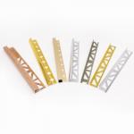 TUV Box Edge Aluminum Tile Trim , 12mm Ceramic Tile Metal Edge Strips for sale