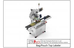 China Servo Control System Bag / Pouch Top Labeler Self Adhesive Sticker supplier