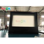 Outdoor Portable Movie Projector Screen 16ft Inflatable Cinema Movie Screen for sale