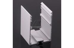 China CQC LED Aluminium Profile With Milky Cover Customized Length Plain Profiles Ends supplier