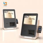 Hotel Self Service Kiosk With POS Terminal Bracket Camera Receipt Printer Card Dispenser for sale