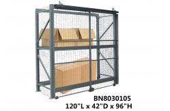 China Durable Teardrop Pallet Rack Security Enclosure Pallet Storage Cage OSHA Standard supplier